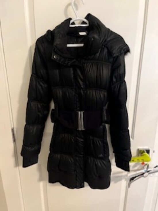 adidas Jackets & Blazers - adidas Originals Premium Long Insulated Slim Belted Jacket Puffer Black Women S